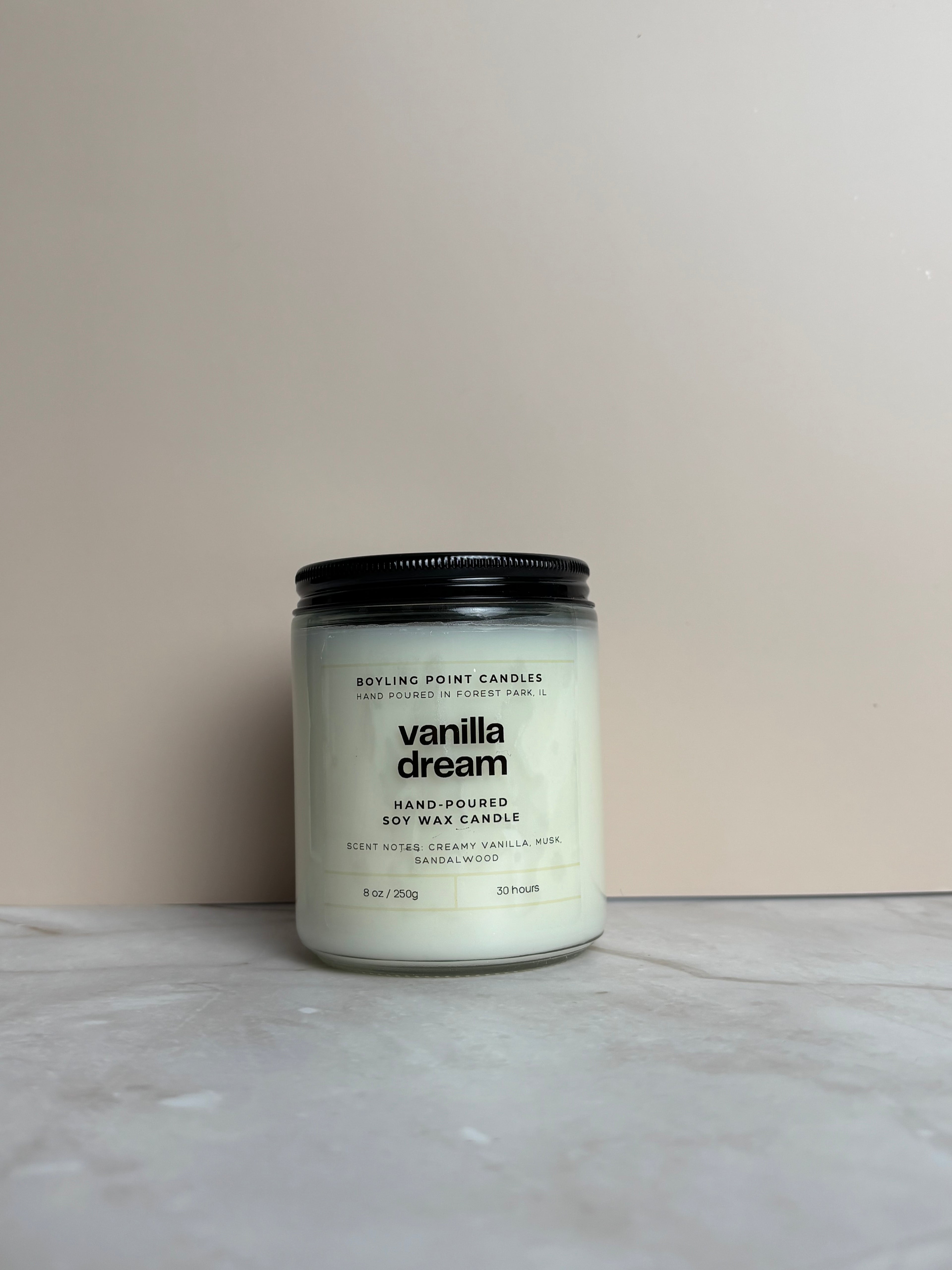 Vanilla Dream - 100% Soy Wax Candle - 8 oz