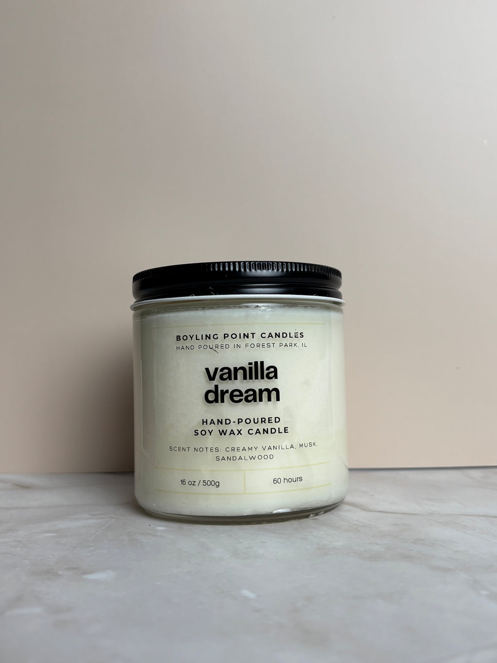 Vanilla Dream - 100% Soy Wax Candle - 8 oz